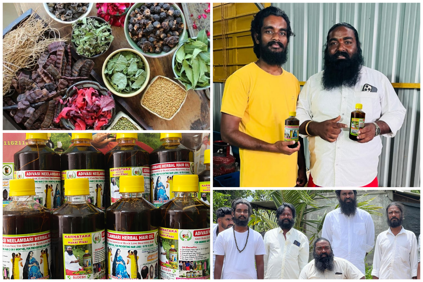KARNATAKA ADIVASI HAKKI PIKKI NEELAMBARI HAIR OIL