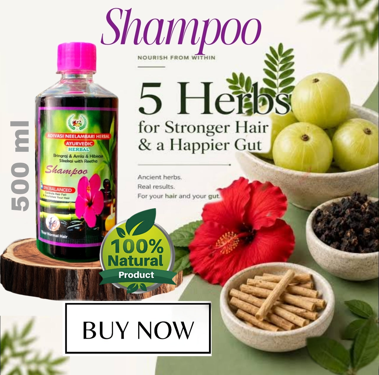 KARNATAKA ADIVASI HAKKI PIKKI NEELAMBARI  HAIR OIL