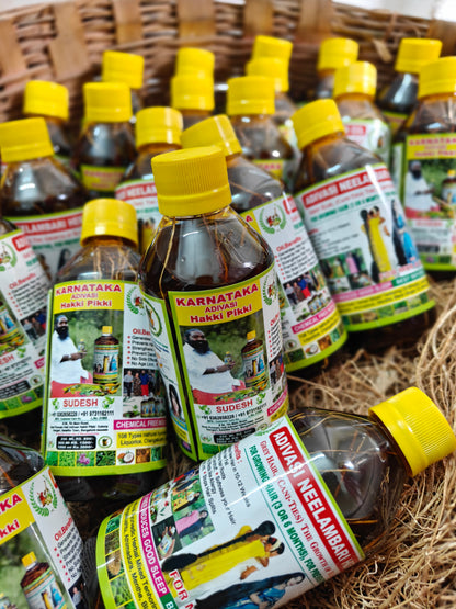 KARNATAKA ADIVASI HAKKI PIKKI NEELAMBARI  HAIR OIL