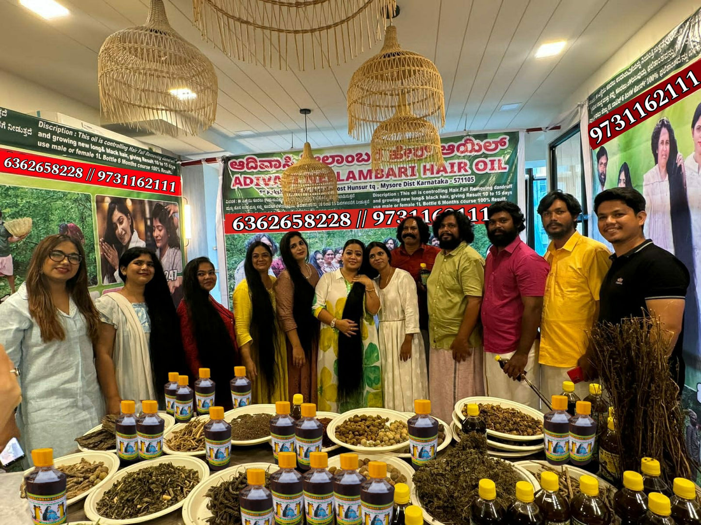 KARNATAKA ADIVASI HAKKI PIKKI NEELAMBARI  HAIR OIL